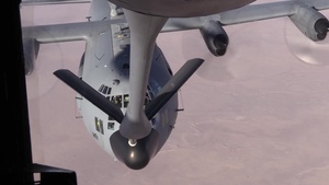 340th Expeditionary Air Refueling Squadron, refuel a B-1 Lancer, C-130 Hercules, RAF GR-4 Tornado, and a RAAF E-7A Wedgetail.