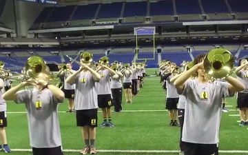 2016 U.S. Army All-American Marching Band 1st Rehearsal