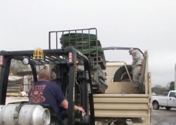 Louisiana National Guard prepares for flooding in Amelia, La