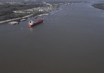 Mississippi River Near Belle Chasse, La.
