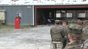 2nd Marine Logistics Group Corporals Course Ribbon Cutting Ceremony