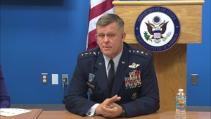 General Frank Gorenc Briefs at New York  Foreign Press Center