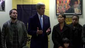 Secretary Kerry Visits Silver Spring Refugee Resettlement Center