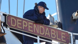 Cutter Dependable return to Virginia Beach, Virginia homeport, part 2