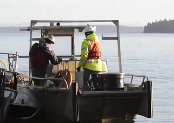 Coast Guard Oversees Pollution Cleanup in Port Orchard, Wash.