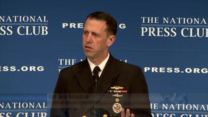 CNO Speaks at National Press Club Luncheon