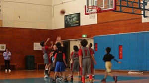 U.S. and Okinawan Youth Unite During Basketball Tournament