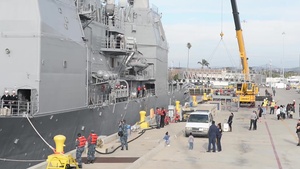 USS Mobile Bay Departs San Diego As Part Of The Great Green Fleet