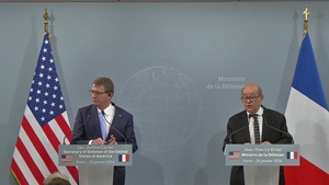 SecDef Press Conference w/France