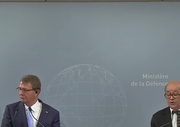 SecDef Press Conference w/France