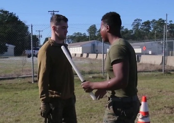 Spray and Pray: CLB-22 Conducts Non-Lethal Weapons Course