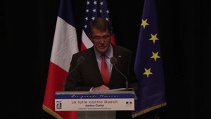 SECDEF Counter-ISIL Speech in Paris (Without Graphics)