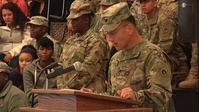 18th FMSC Soldiers deploy from Fort Bragg (with Titles)