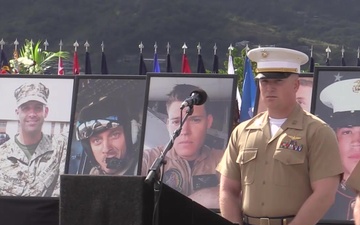 FULL CEREMONY - HMH-463 Honors 12 Marines in Memorial Service