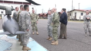 Admiral Kurt Tidd Visits Soto Cano Air Base, Honduras