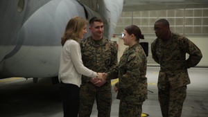 Caroline Kennedy, United States Ambassador to Japan, visits Marine Corps Air Station Iwakuni