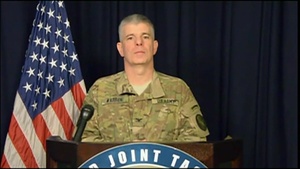 Inherent Resolve Spokesman Briefs Media (Without Graphics)