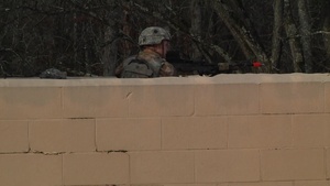 SMA Dailey Observes 1BCT During a Company Attack