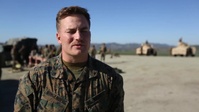 CLB-7 Marines take the machine gunner challenge