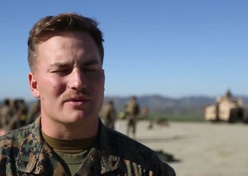 CLB-7 Marines take the machine gunner challenge