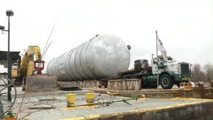 Controlled-Burn Chamber Arrives at the Port of Natchitoches