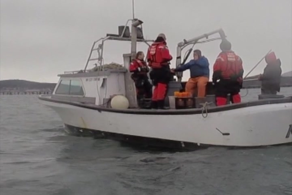 DVIDS Video Coast Guard Terminates Fishing Trip for Safety