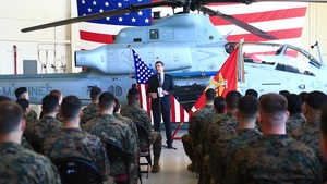 Secretary of Defense visits MCAS Miramar (BROLL)
