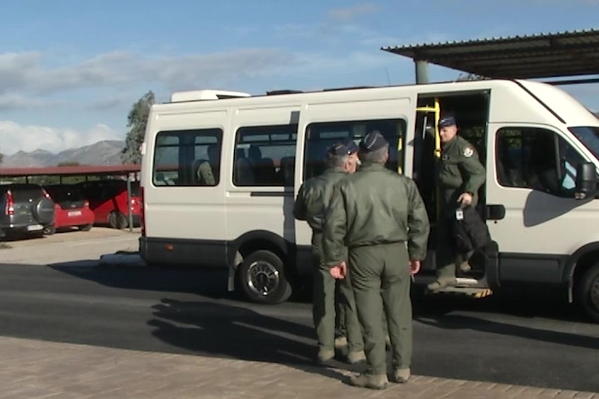 B-Roll of General Frank Gorenc, Commander  U.S. Air Force Europe receiving pre-flight brief and B-roll of Airmen doing basic maintenance on flight suits and equipment.