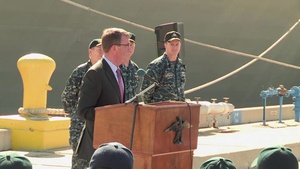 Carter Visits USS Princeton