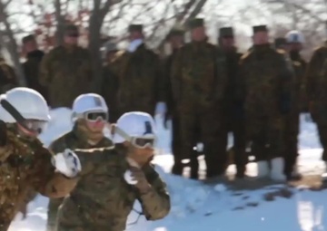 Marines Redefine Snow Ball Fight Alongside Japanese Ground Self Defense Force