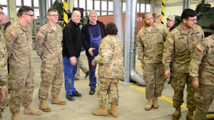 TACOM Commander MG Gwendolyn Bingham visits 2nd Cavalry Regiment