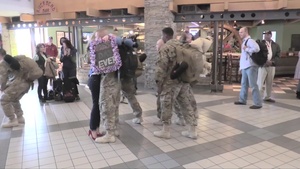 Air National Guardsmen return home