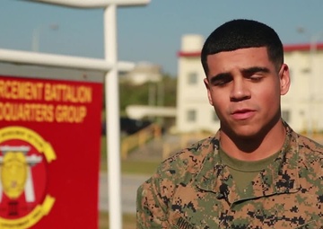 3rd Law Enforcement Battalion Marine Gives Hometown Shout Out