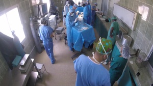 Time lapse in the operating room during MEDRETE 16-1 in Senegal