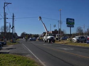Time-lapse video of the contained burn chamber passing through Haughton, La.