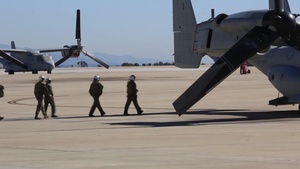 VMM-166 (Reinforced) embarks for deployment with 13th MEU (BROLL)