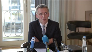 NATO Secretary General Press Huddle