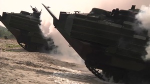 Pacific Nations practice Amphibious Vehicle movements for Cobra Gold 2016