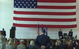 Col. Bradley Swanson speech at 153AW change of command