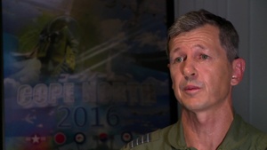 COPE NORTH 16 Royal Australian Air Force lead gives interview