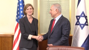 Ambassador Samantha Power Meets Israeli Prime Minister Benjamin Netanyahu