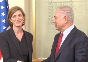 Ambassador Samantha Power Meets Israeli Prime Minister Benjamin Netanyahu
