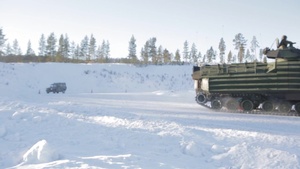 Marine AAVs drift on Norwegian ice track