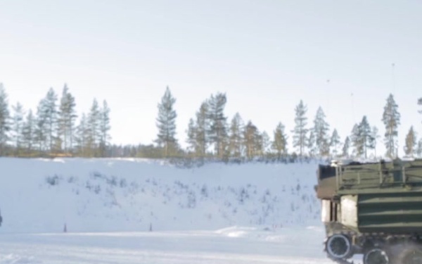 Marine AAVs drift on Norwegian ice track