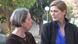 Ambassador Power Meets Israeli Residents of Gaza Periphery Communities