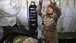 CLB-5, 1st Med. Bn. Marines and Sailors Increase Survivability with Mass Casualty Drill