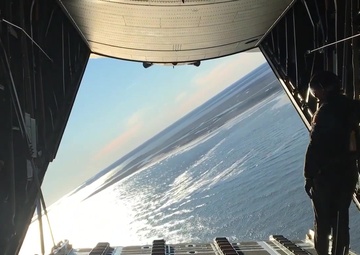 165th AW over Tybee Island