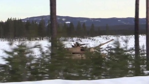 Norwegian and Marine tanks on the move