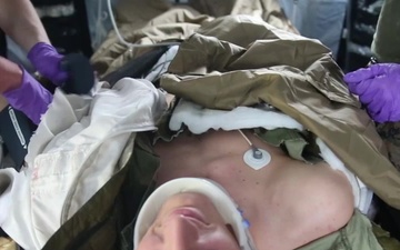 U.S. Shock Trauma Squad Simulates Combat Medical Care with Norwegian Army