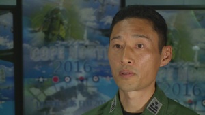 COPE NORTH 16 Japan Air Self-Defense Force lead gives interview